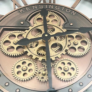 Unique Industrial Steampunk Vintage Rustic Wall Clock