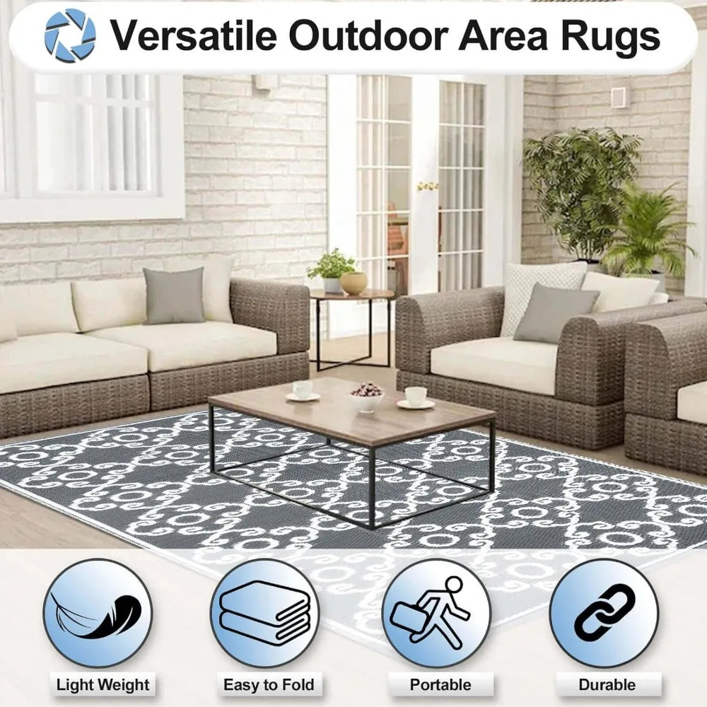 9x12 Reversible Outdoor Area Rugs