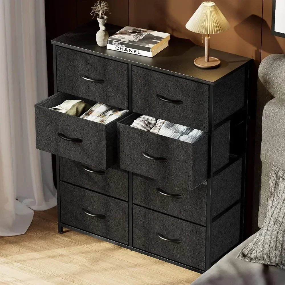 8-Drawer Fabric Chest of Drawers