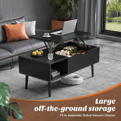 Lift Top Coffee Table Black