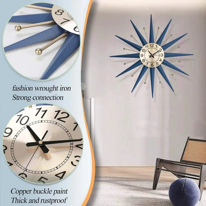 Medieval Silent Non-Ticking Wall Clock