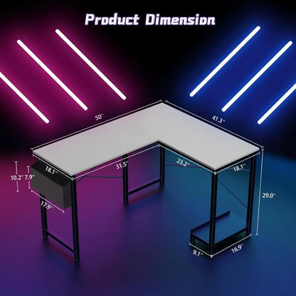 L-Shape Computer/Gaming Corner Desk